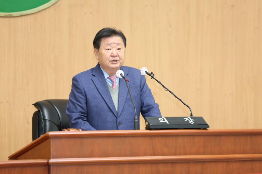 고성군의회, 제306회 제2차 정례회 개회 - 2